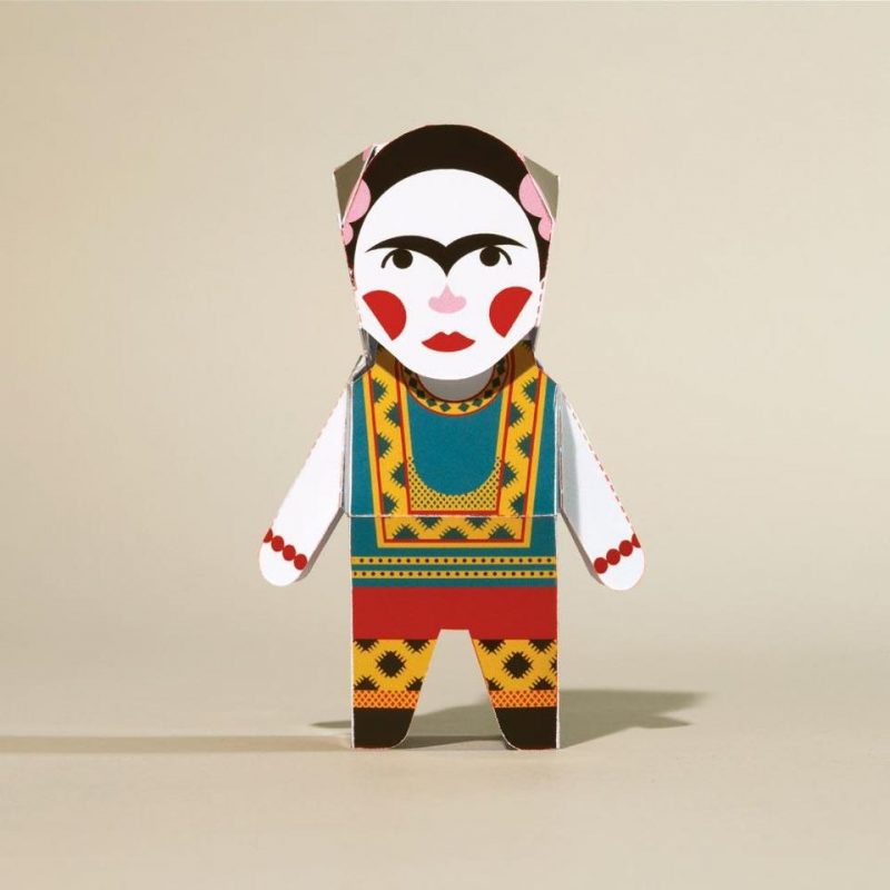 frida kahlo paper character