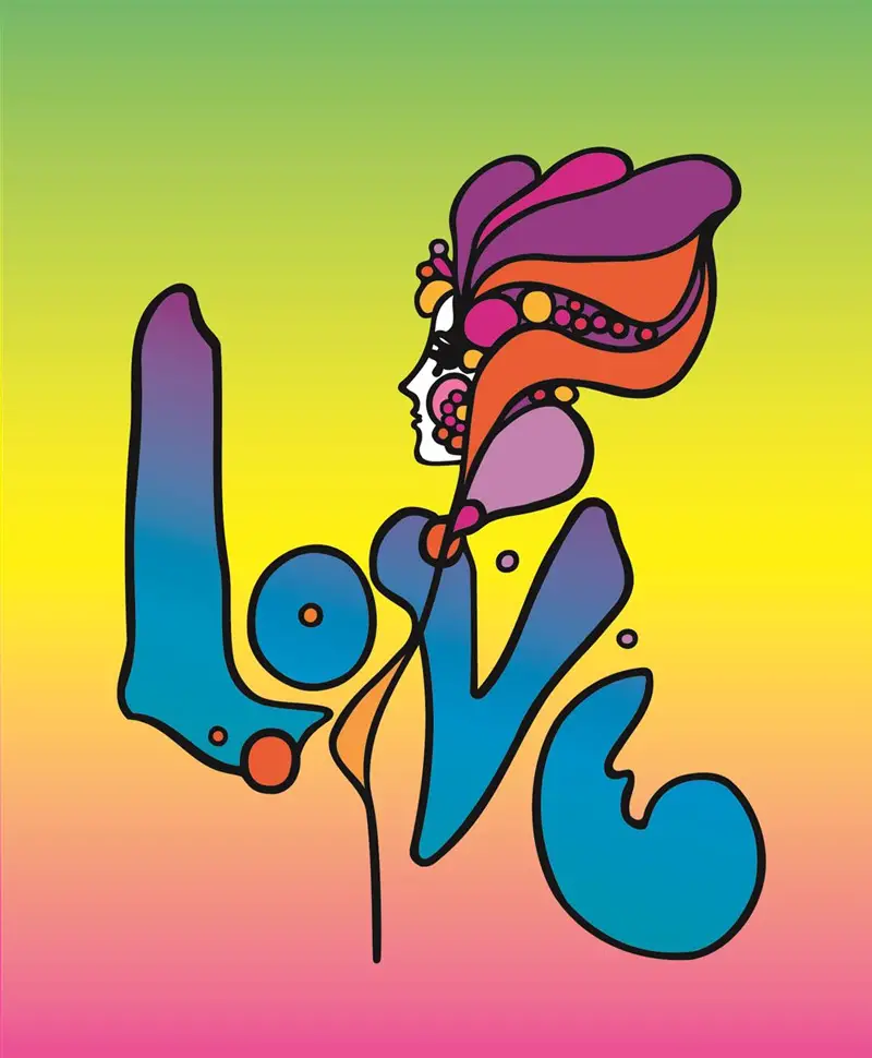 Peter Max, Love, 1967