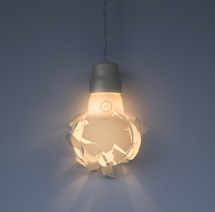 wrecking bulb wall lamp