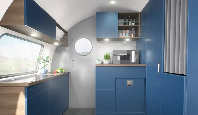 Beauer Expandable Caravan kitchen