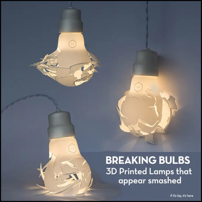 breaking bulbs 3d lamps