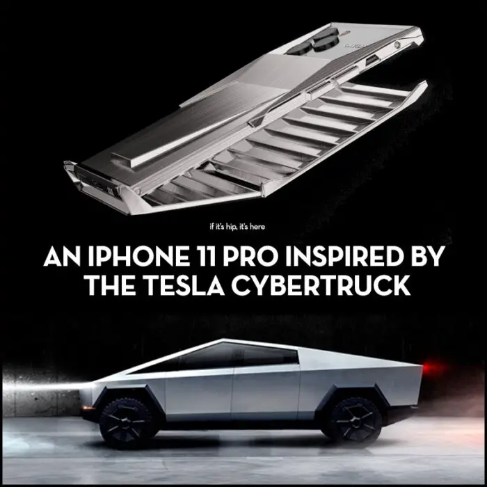 Read more about the article Caviar Offers An iPhone 11 Pro Inspired By The Tesla Cybertruck