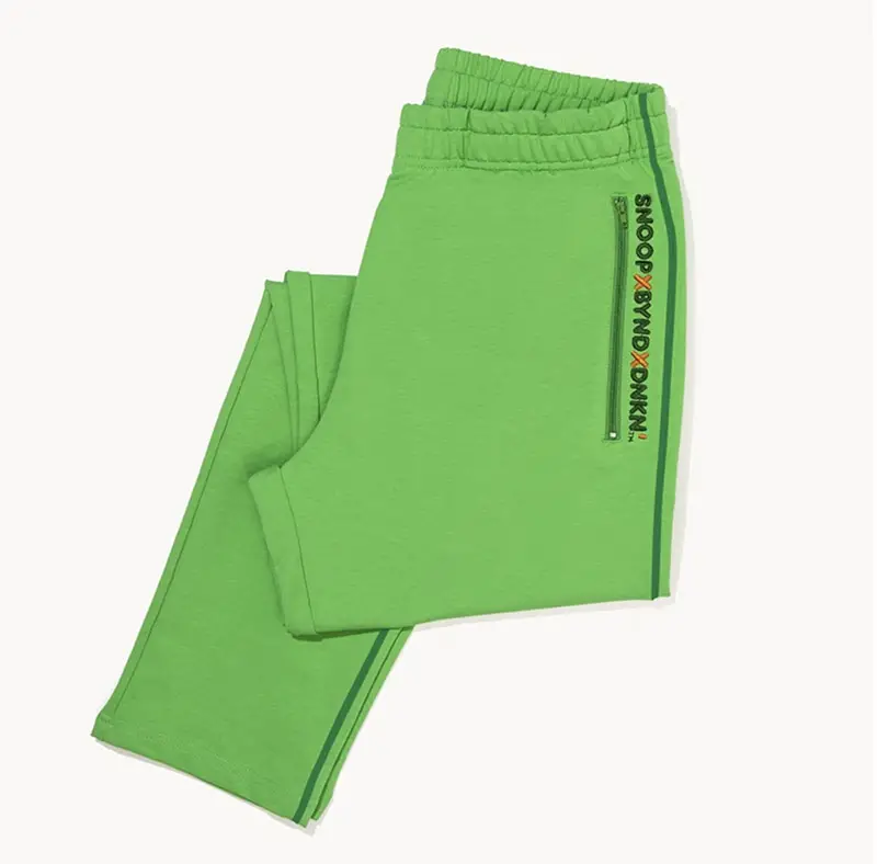 snoop x dunkin green track pants