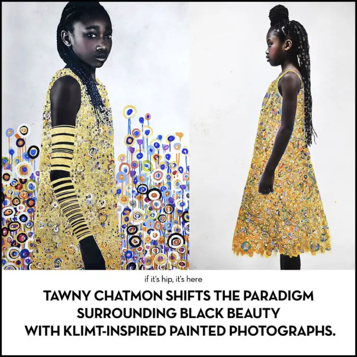 Read more about the article Tawny Chatmon Shifts The Paradigm Surrounding Black Beauty with Painted Photographs