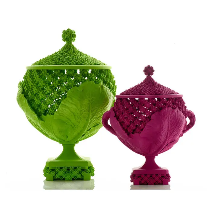 3D printed vases by michael eden
