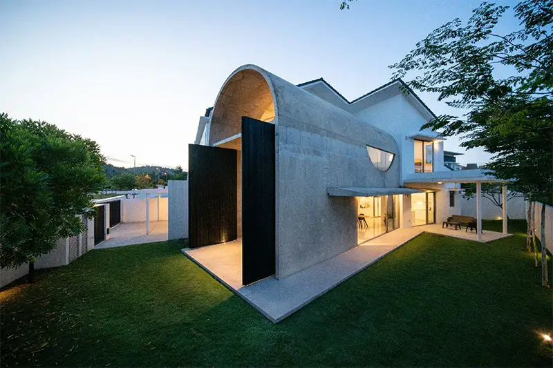 modern concrete architecture