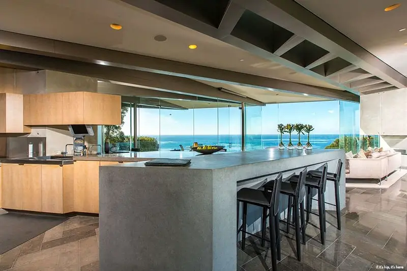 kitchen concrete island