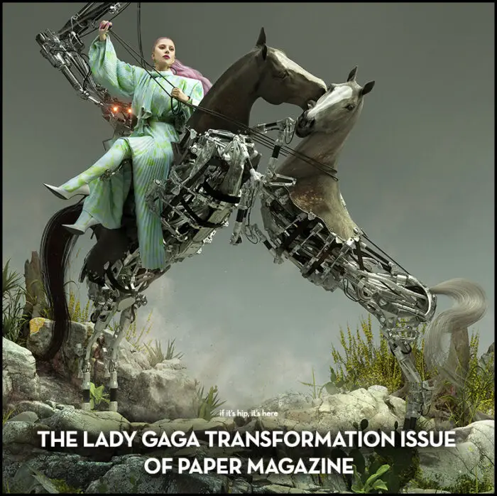 lady gaga transformation issue paper magazine