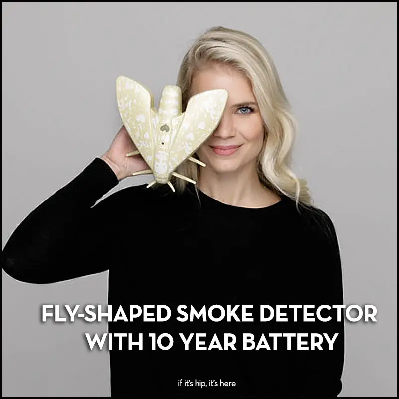 lento fly-shaped smoke detector 10yr battery