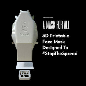 3D Printable Face Mask Designed To #StopTheSpread: A Mask For All