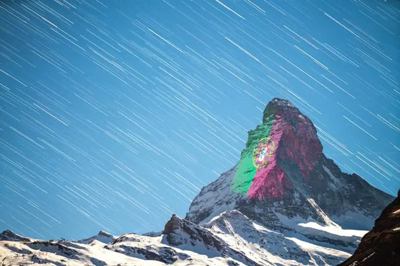 zermatt matterhorn light projection