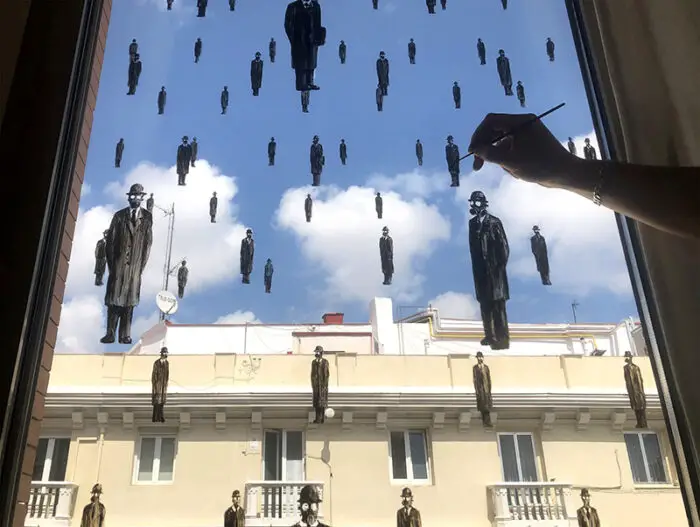 Pejac Window Art Project