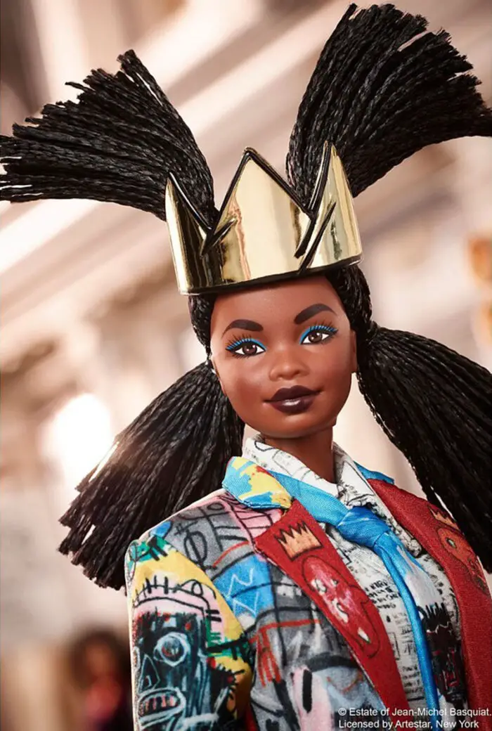 basquiat barbie face detail