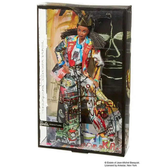 basquiat barbie packaging