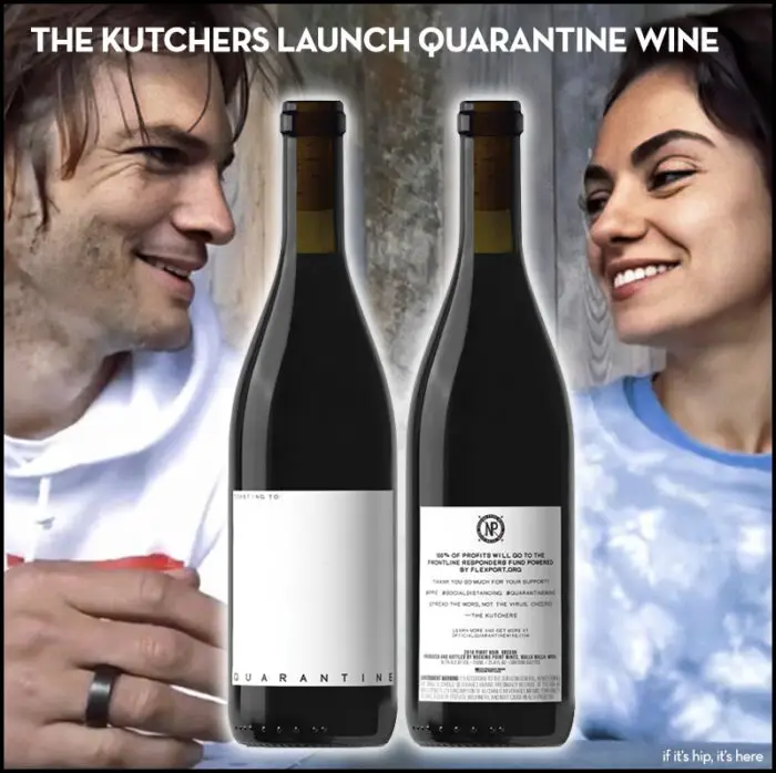 Read more about the article Mila and Ashton Kutcher Launch Quarantine Wine (All Proceeds Go To Charity)