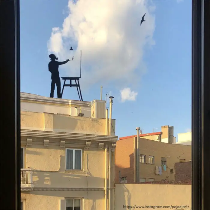 pejac window art