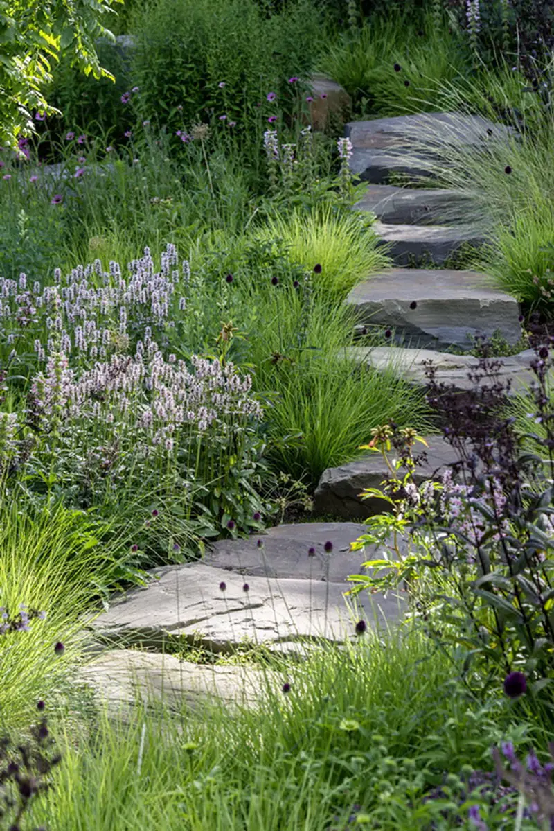 natural stone steps