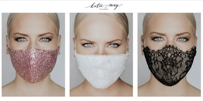 katie may face masks