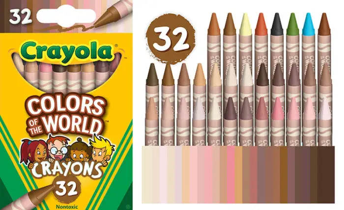 new crayola flesh colors for all