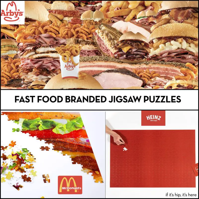 FAST FOOD branded jigsaw puzzles