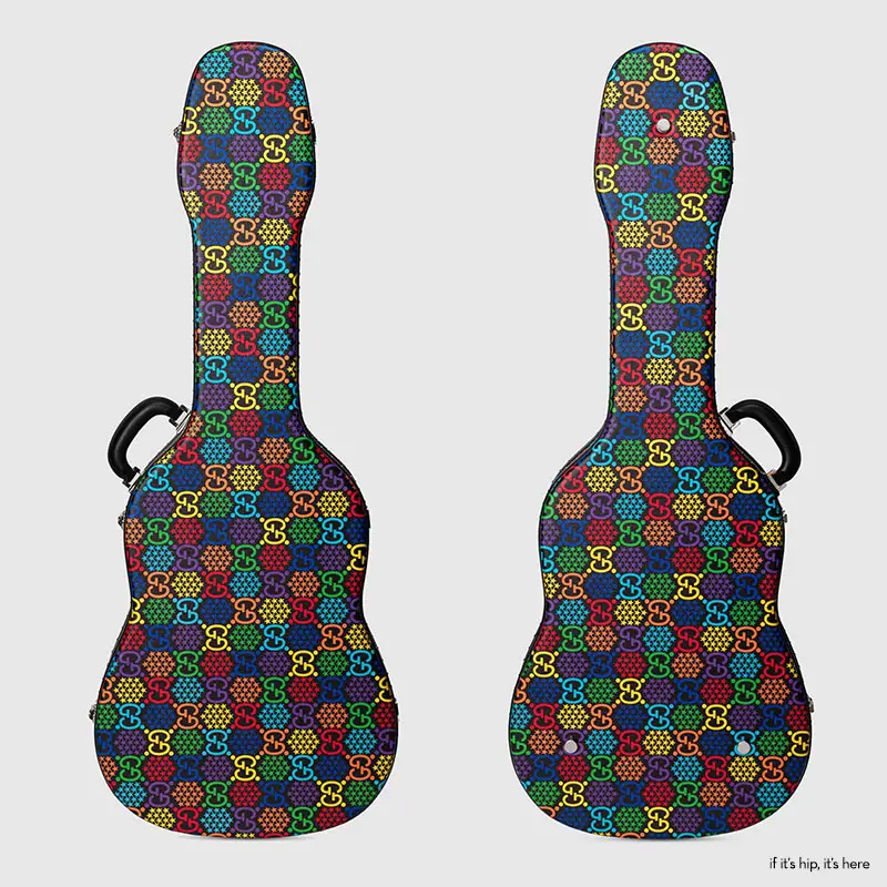 Gucci neon GG GUITAR CASE