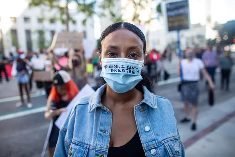 photos of the los angeles riots and protests