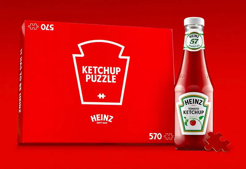 Heinz ketchup puzzle