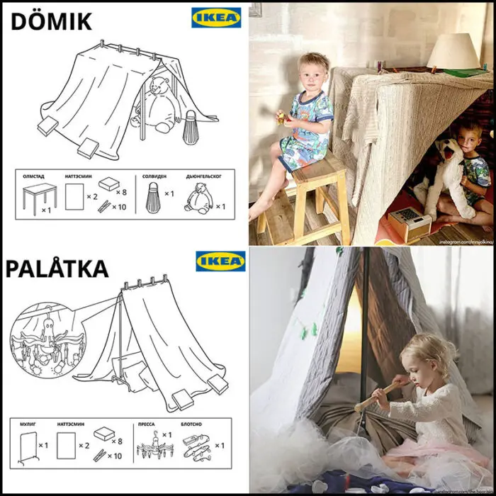 IKEA Kids Quarantine Forts