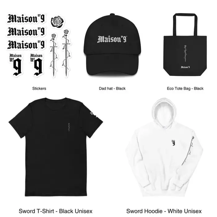 Maison No.9 merchandise