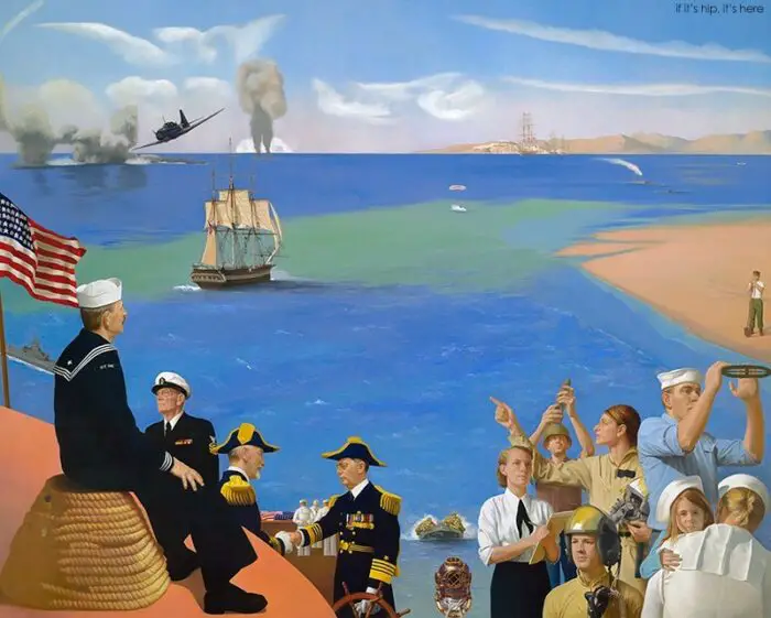 Navy painting by Charles Kapsner
