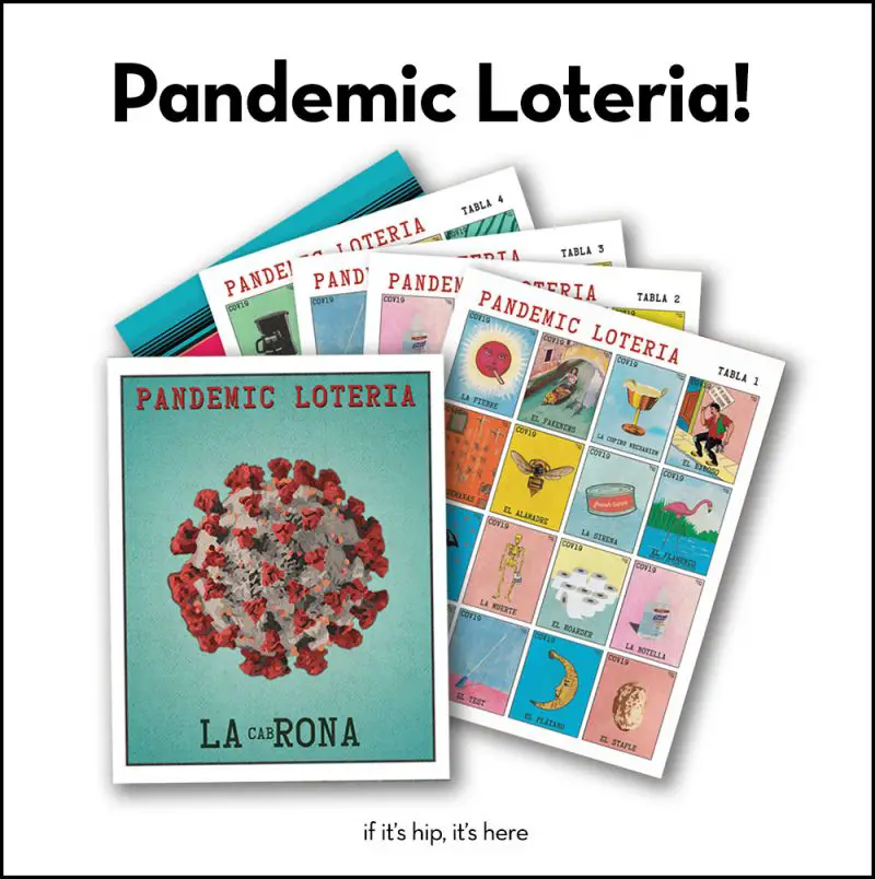 Pandemic Loteria game