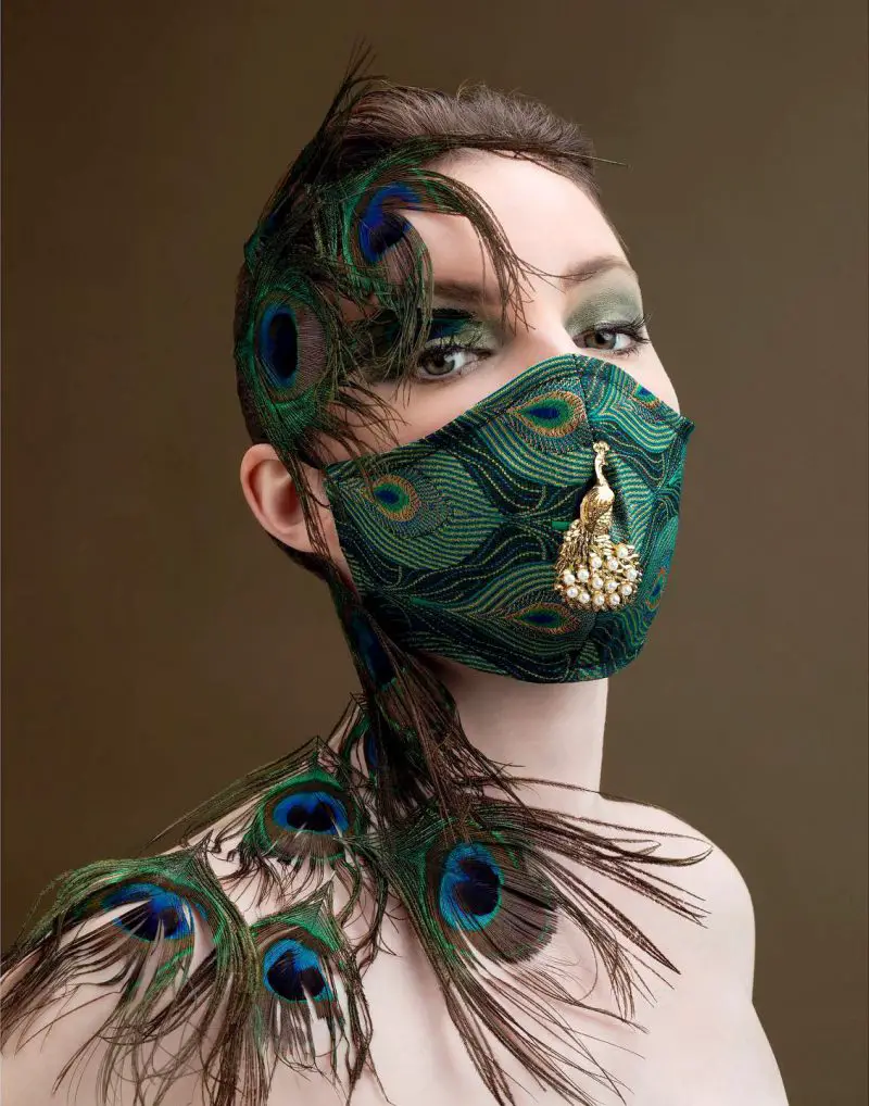 Pearl Peacock Cochevelou Artisan Face Masks