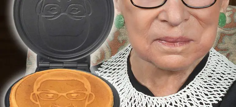 Ruth Bader Ginsburg waffle maker