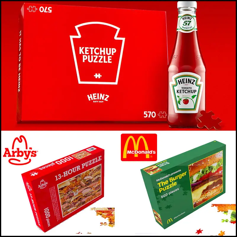Fast Food branded jigsaw puzzles