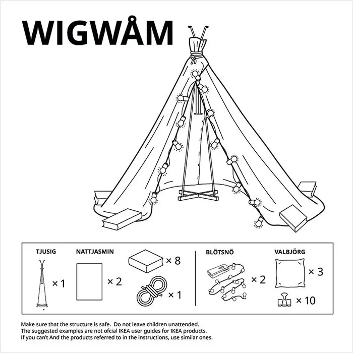 IKEA wigwam