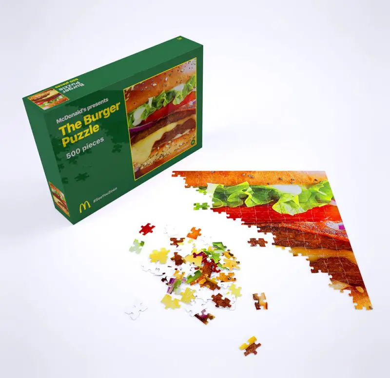mcdonalds burger puzzle