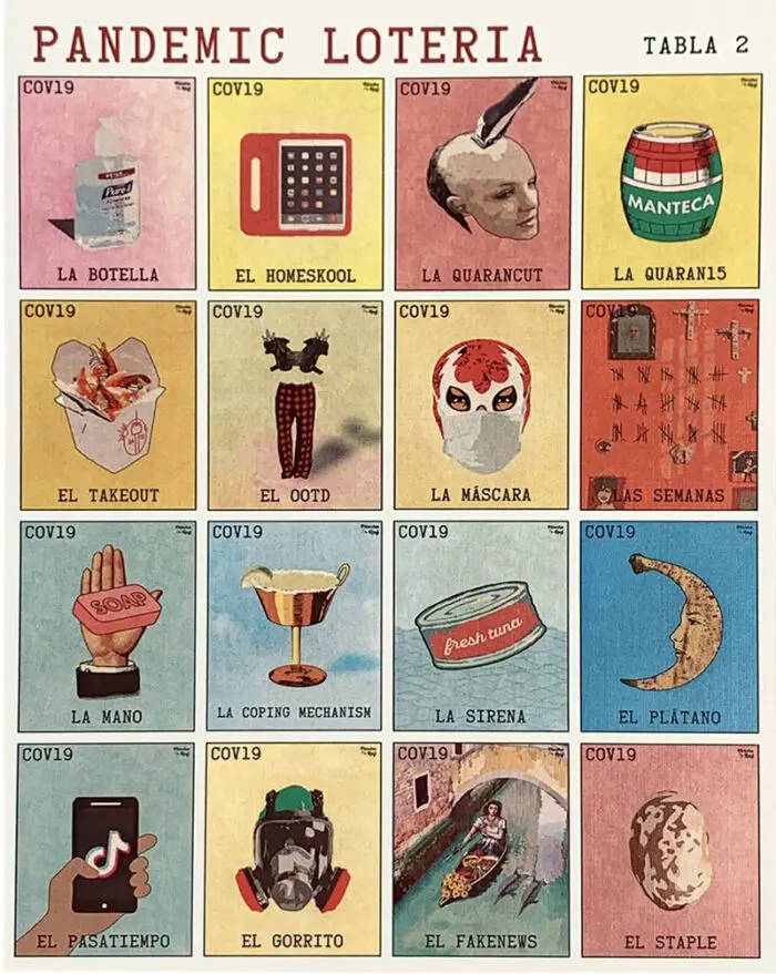 Rafael Gonzales Jr Pandemic Loteria