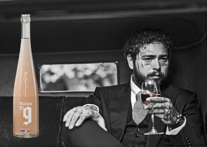 post malone launches new rose wine