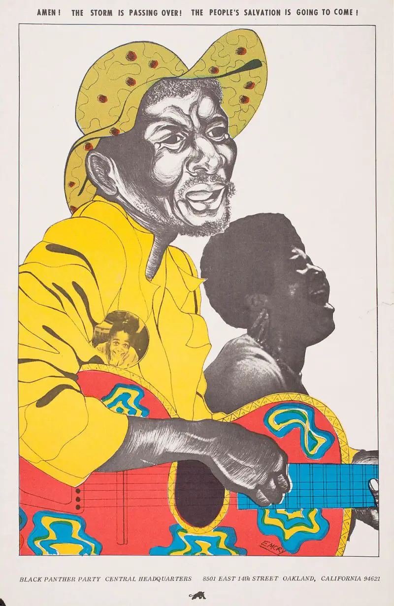 Aretha Franklin emory douglas poster