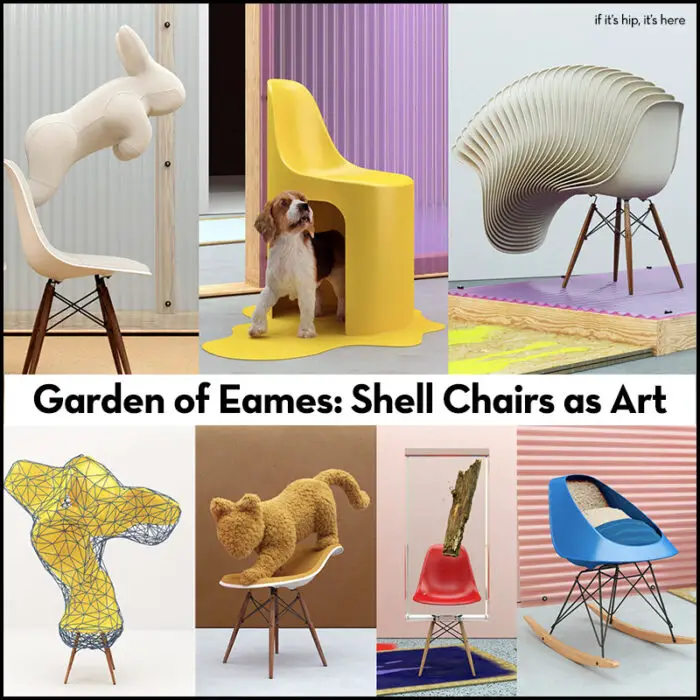 Eames Shell Chairs as Art