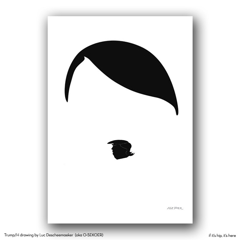 trump hitler by Luc Descheemaeker,