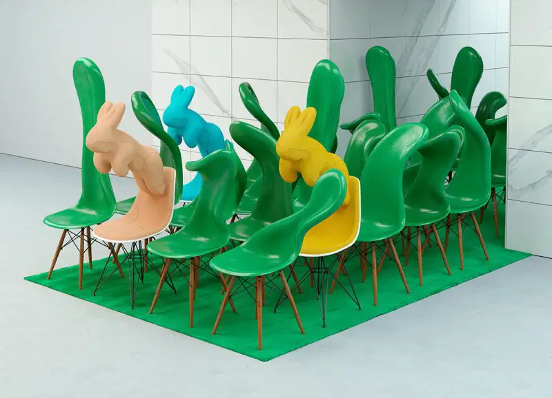 Eames Shell Chairs Art