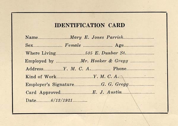 African American citizens of Tulsa were required to carry identification cards