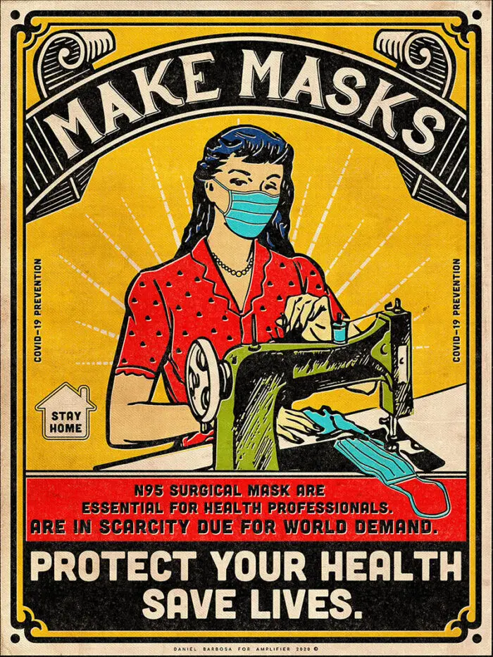 make masks poster