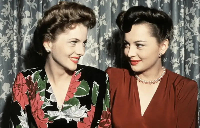 Olivia de havilland With sister actress Joan Fontaine