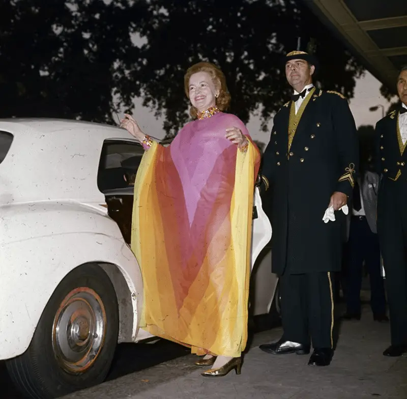 olivia de havilland in color caftan