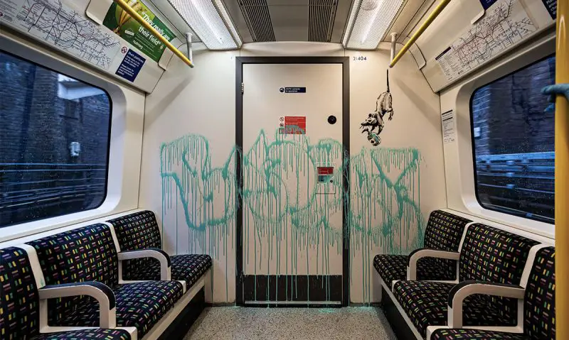 Banksy London Underground Coronavirus Art