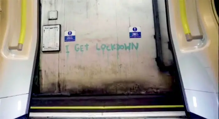 banksy i get lockdown