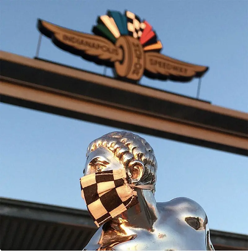 borg-warner trophy with little mask