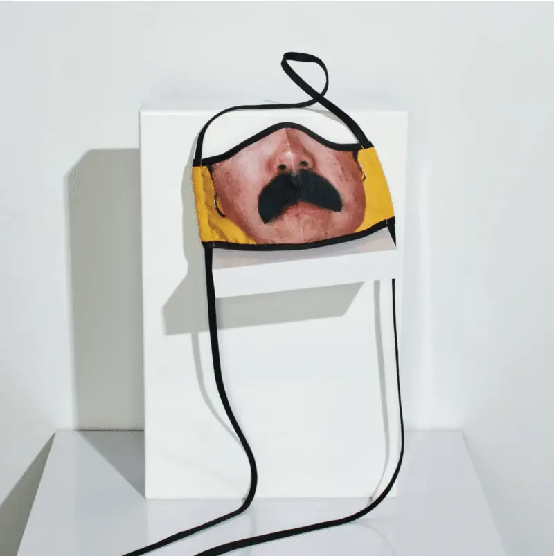 Catherine Opie face mask for MOCA 